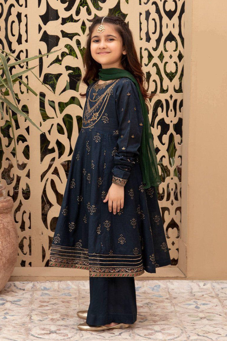 DFW-326E Maria B Heavy Embroidery 2Pc Lawn Suit