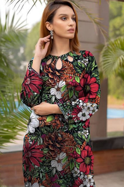 DFW-480 Khaadi Embroidery 3Pc Lawn Suit