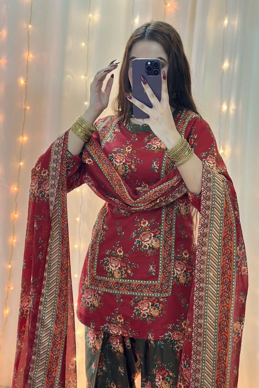 DFW-1093 Bin Saeed Embroidery 3PC karandi Suit