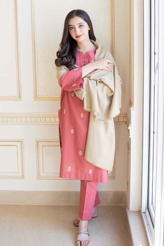 DFW-1170 A Sling Embroidery 3PC Dhanak Suit