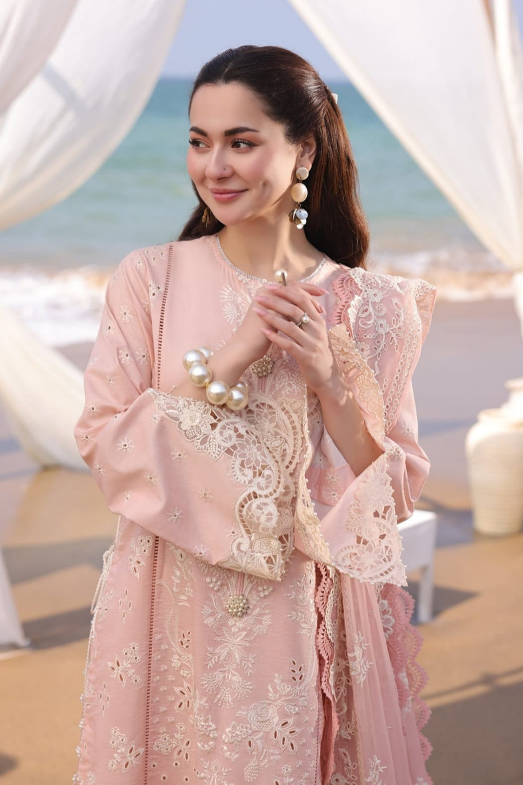 DFW-886 Qalamkar Nazir Heavy Embroidery 3PC Lawn Suit