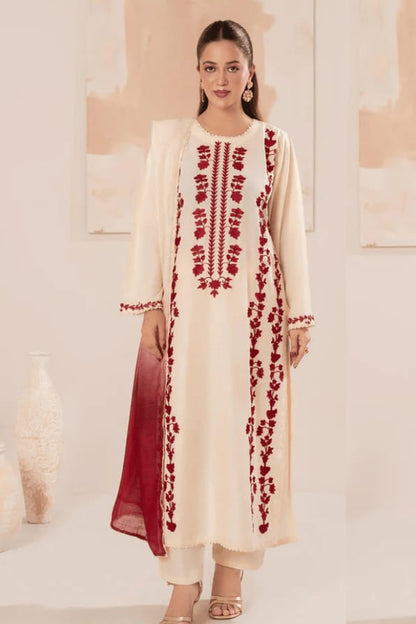 DFW-1173 Zarif Embroidery 3PC Dhanak Suit