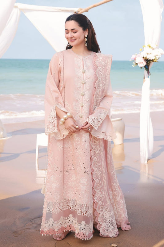 DFW-886 Qalamkar Nazir Heavy Embroidery 3PC Lawn Suit