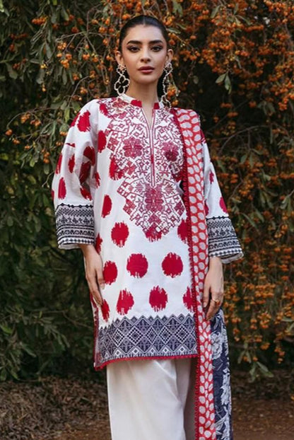 DFW-444 Zainab Embroidery 3Pc Lawn Suit