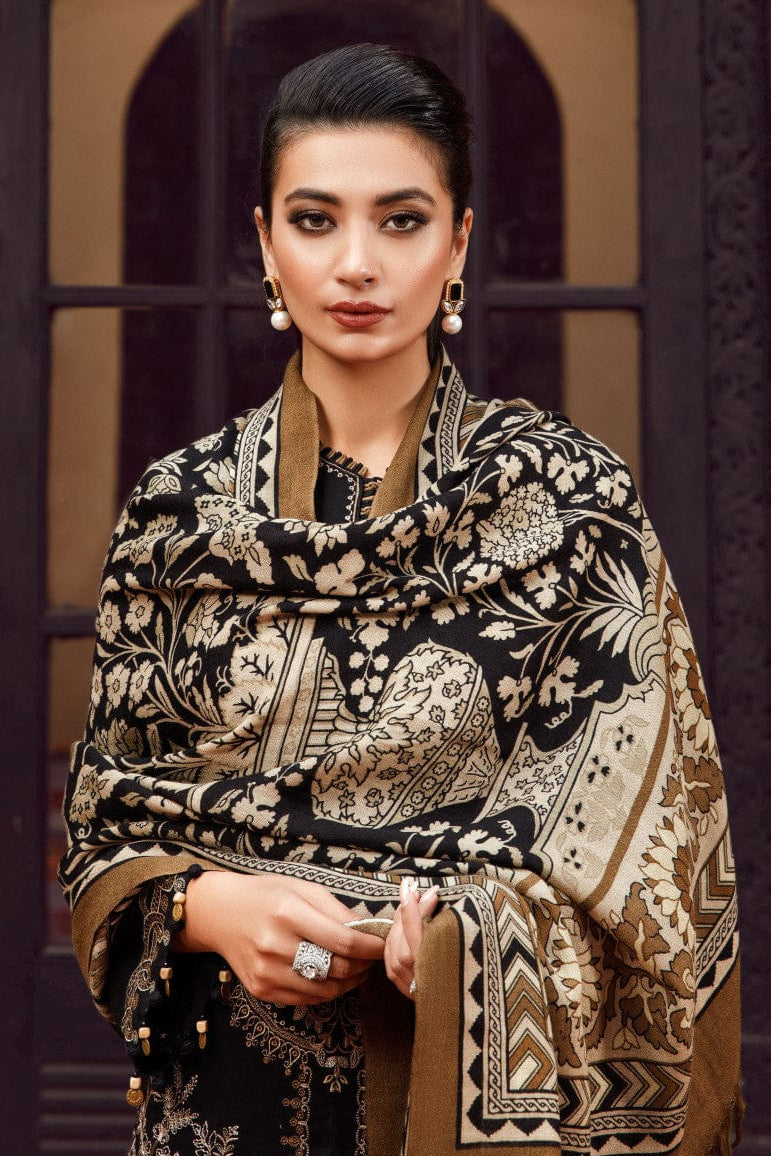 DFW-927 Maria B Heavy Embroidery 3PC Dhanak Suit