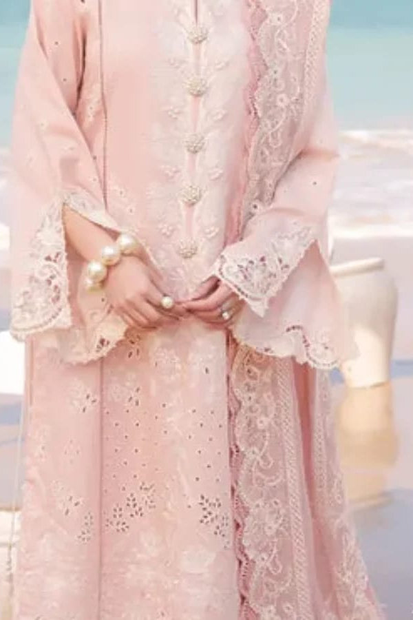 DFW-886 Qalamkar Nazir Heavy Embroidery 3PC Lawn Suit