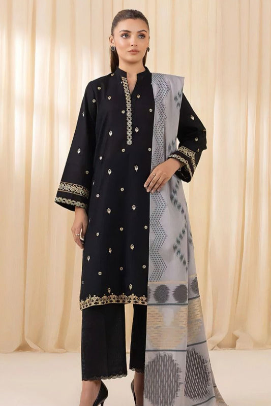 DFW-333 Maria B Heavy Embroidery 3Pc Lawn Suit