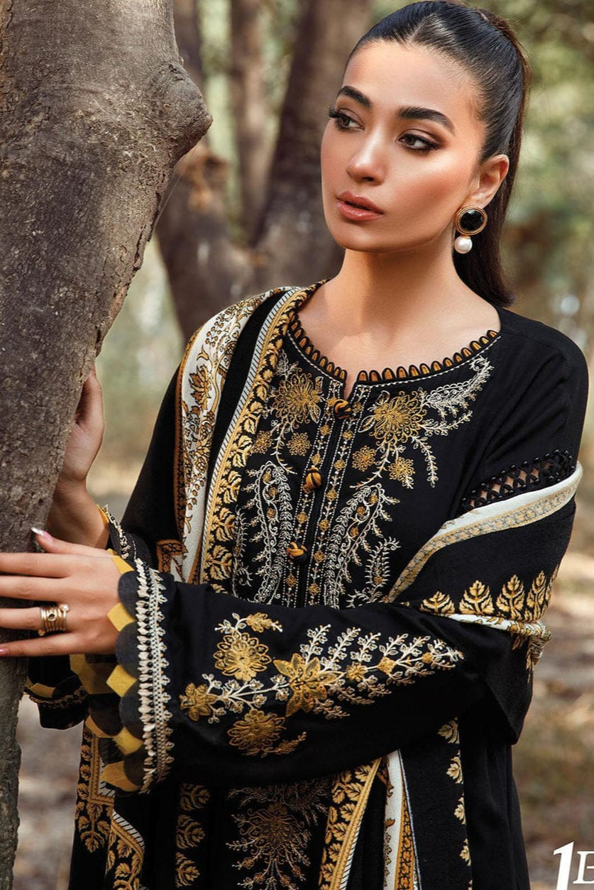 DFW-988 Maria B Heavy Embroidery 3PC Dhanak Suit