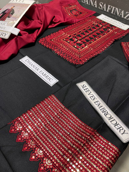 DFW-1148 Vanya Embroidery 3PC Dhanak Suit