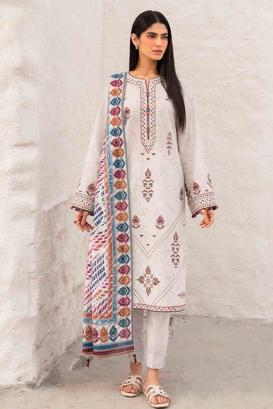 DFW-1300 Jazmin Embroidery 3PC Lawn Suit