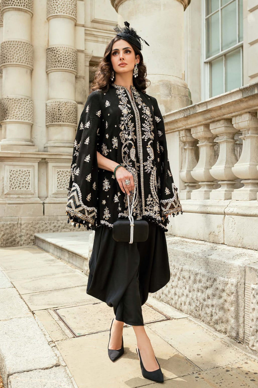 DFW-1351 Maria B Heavy Embroidery 3PC Lawn Suit