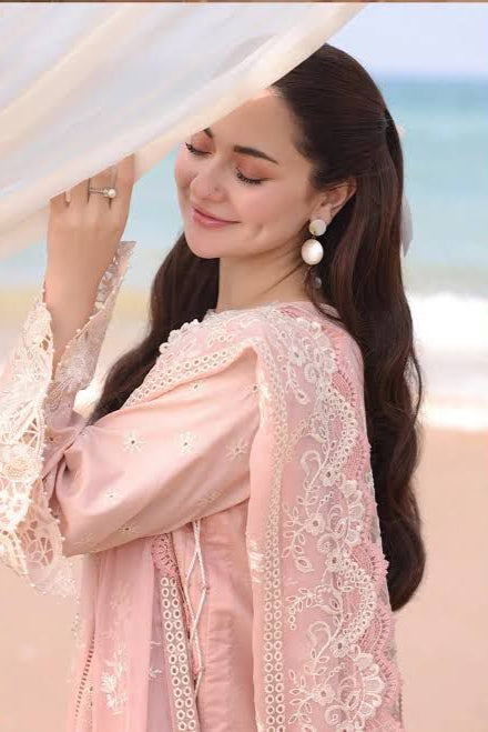 DFW-886 Qalamkar Nazir Heavy Embroidery 3PC Lawn Suit