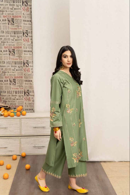 DFW-890 Urge Heavy Embroidery 3PC Dhanak Suit