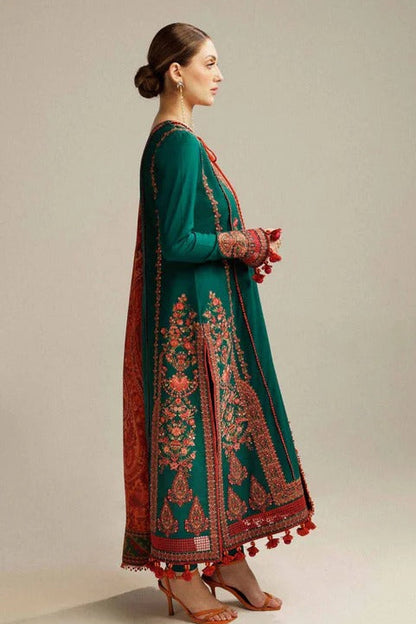 DFW-1226 Hussain Rehar Embroidery 3PC Dhanak Suit