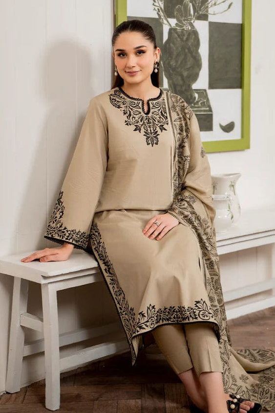 DFW-1080 Charizma Embroidery 3PC Dhanak Suit