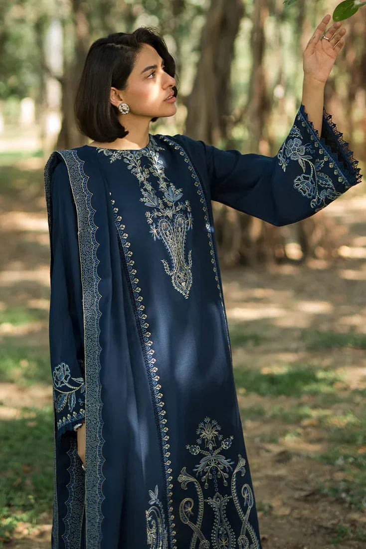 DFW-1215 Asim Jofa Embroidery 3PC Dhanak Suit