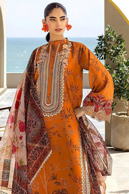 DFW-1125 Zainab Chottani Embroidery 3PC Karandi Suit