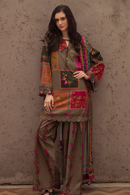 DFW-1224 Charizma Printed 3PC Karandi Suit