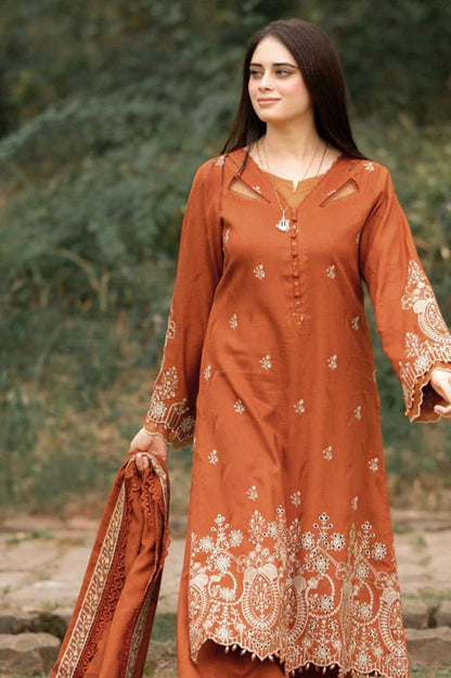 DFW-1147 Libaas Heavy Embroidery 3PC Dhanak Suit