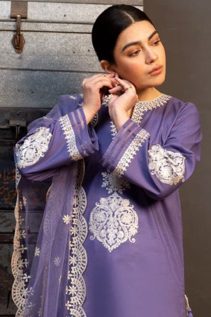 DFW-447 Kokum Heavy Embroidery 3Pc Lawn Suit