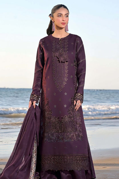 DFW-209 Nakoosh Heavy Embroidery 3Pc Lawn Suit