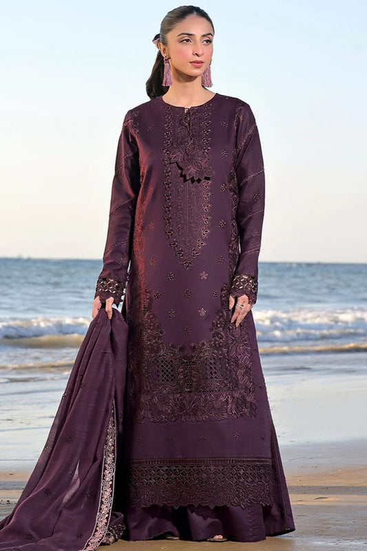 DFW-1030 Izel Heavy Embroidery 3PC Dhanak Suit