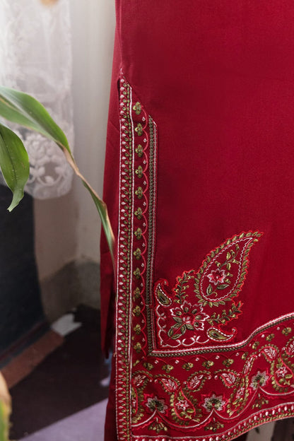 DFW-985 Noor Heavy Embroidery 3PC Dhanak Suit