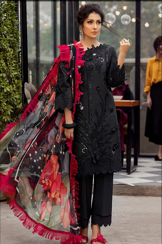 DFW-1267 Mushq Heavy Embroidery 3PC Lawn Suit