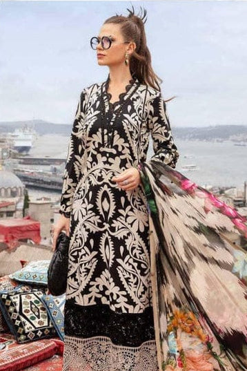 DFW-1094 Maria B Embroidery 3PC khaddar Suit