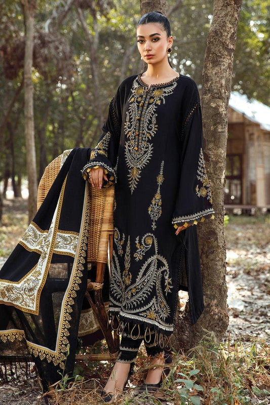 DFW-988 Maria B Heavy Embroidery 3PC Dhanak Suit