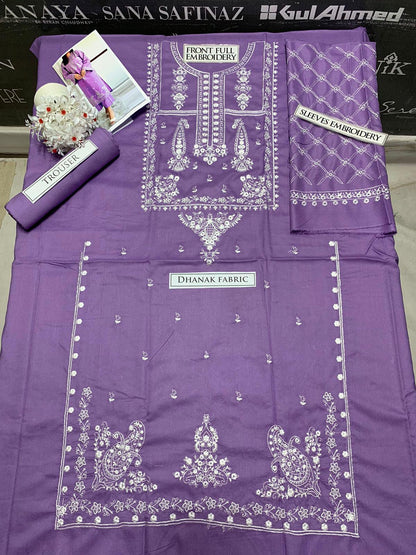 DFW-1034 Sapphire Embroidery 2PC Dhanak Suit