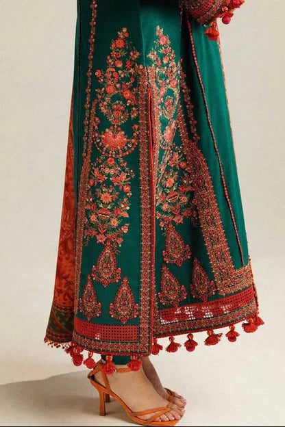 DFW-1226 Hussain Rehar Embroidery 3PC Dhanak Suit