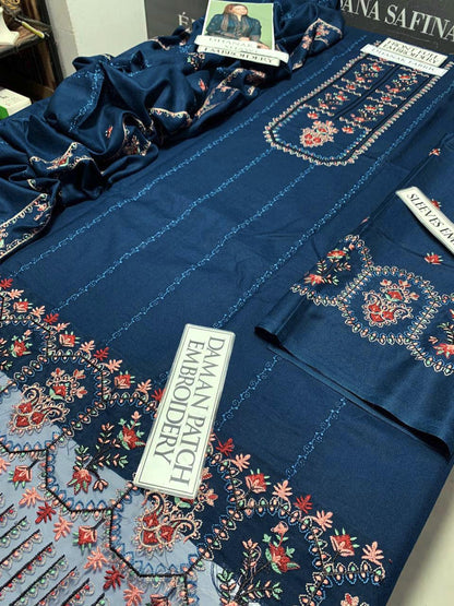 DFW-1064 Noor e Fajar Heavy Embroidery 3PC Dhanak Suit