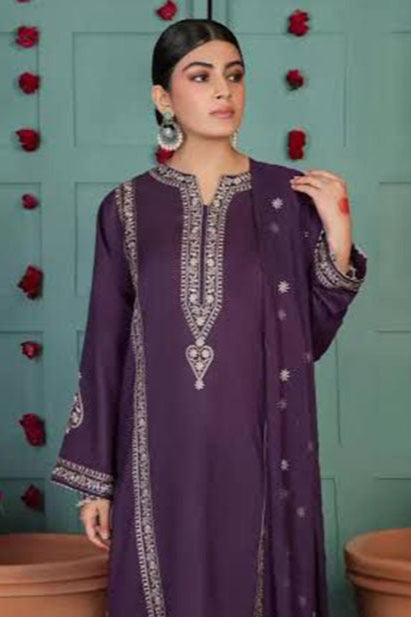 DFW-657 Zara Shah Jahan Heavy Embroidery 3Pc Lawn Suit