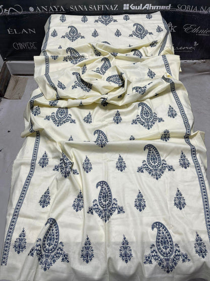 DFW-1128 Bareeze Embroidery 3PC Dhanak Suit