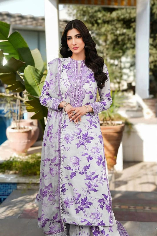 DFW-1104 Aneelas Embroidery 3PC Khaddar Suit