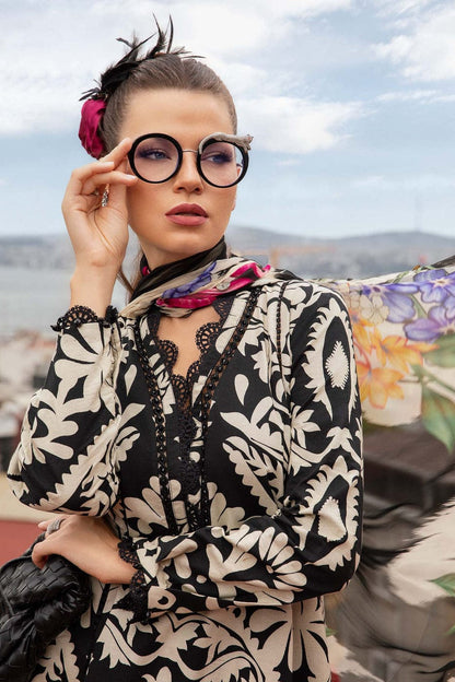 DFW-1094 Maria B Embroidery 3PC khaddar Suit