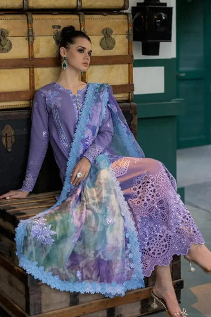 DFW-877 Mushq Heavy Embroidery 3PC Dhanak Suit