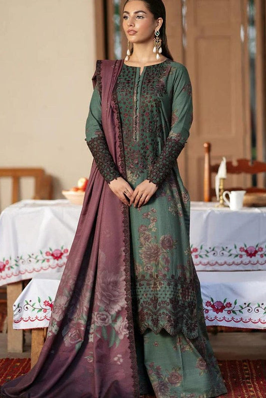 DFW-1129 Iznik Embroidery 3PC Karandi Suit