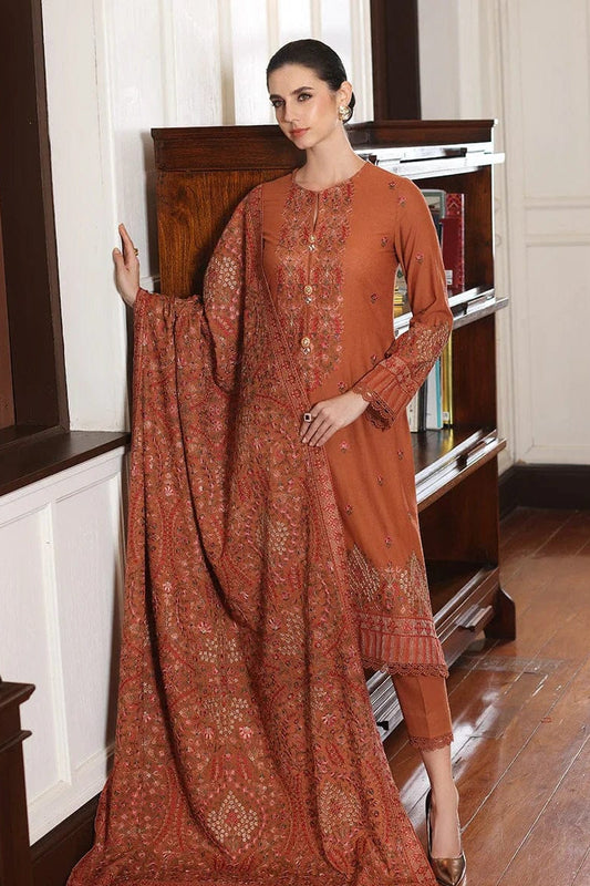 DFW-1065 Bareeze Embroidery 3PC Dhanak Suit