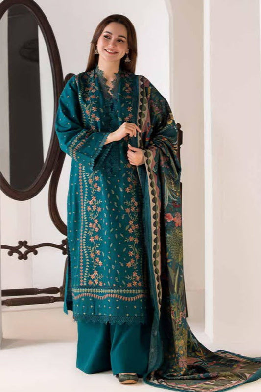DFW-1006 Sobia Nazir Heavy Embroidery 3PC Dhanak Suit