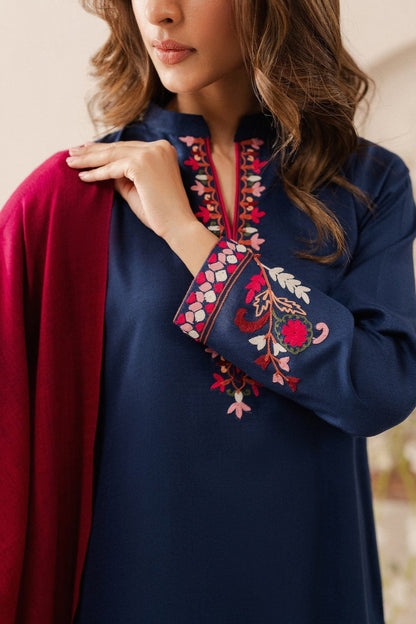 DFW-989 Jazmin Heavy Embroidery 3PC Dhanak Suit
