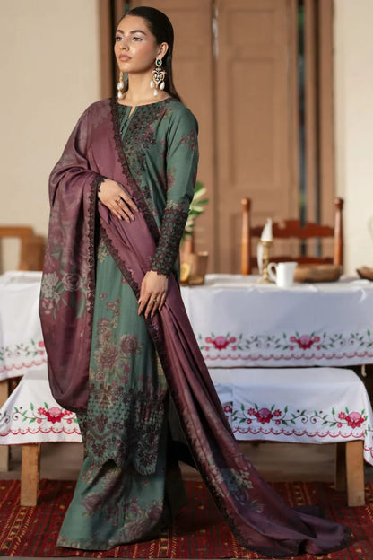 DFW-1129 Iznik Embroidery 3PC Karandi Suit