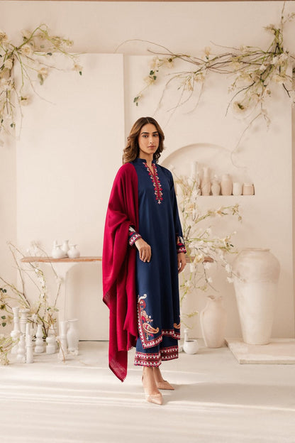 DFW-989 Jazmin Heavy Embroidery 3PC Dhanak Suit