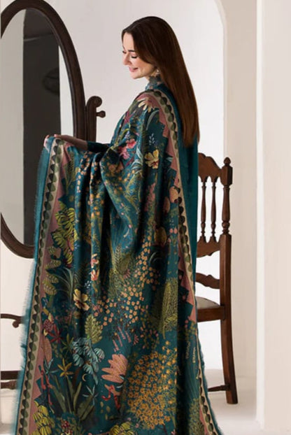 DFW-1006 Sobia Nazir Heavy Embroidery 3PC Dhanak Suit