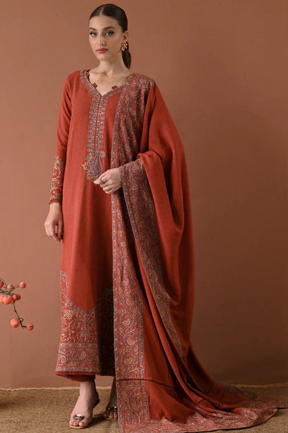DFW-1258 Batik Embroidery 3PC Dhanak Suit