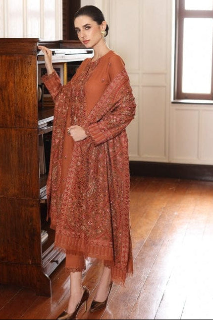 DFW-1065 Bareeze Embroidery 3PC Dhanak Suit