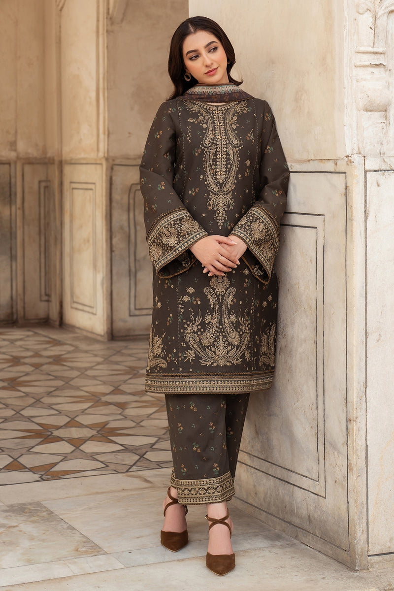 DFW-868 Jazmin Heavy Embroidery 3PC Dhanak Suit