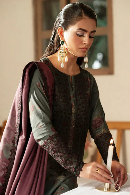 DFW-1129 Iznik Embroidery 3PC Karandi Suit