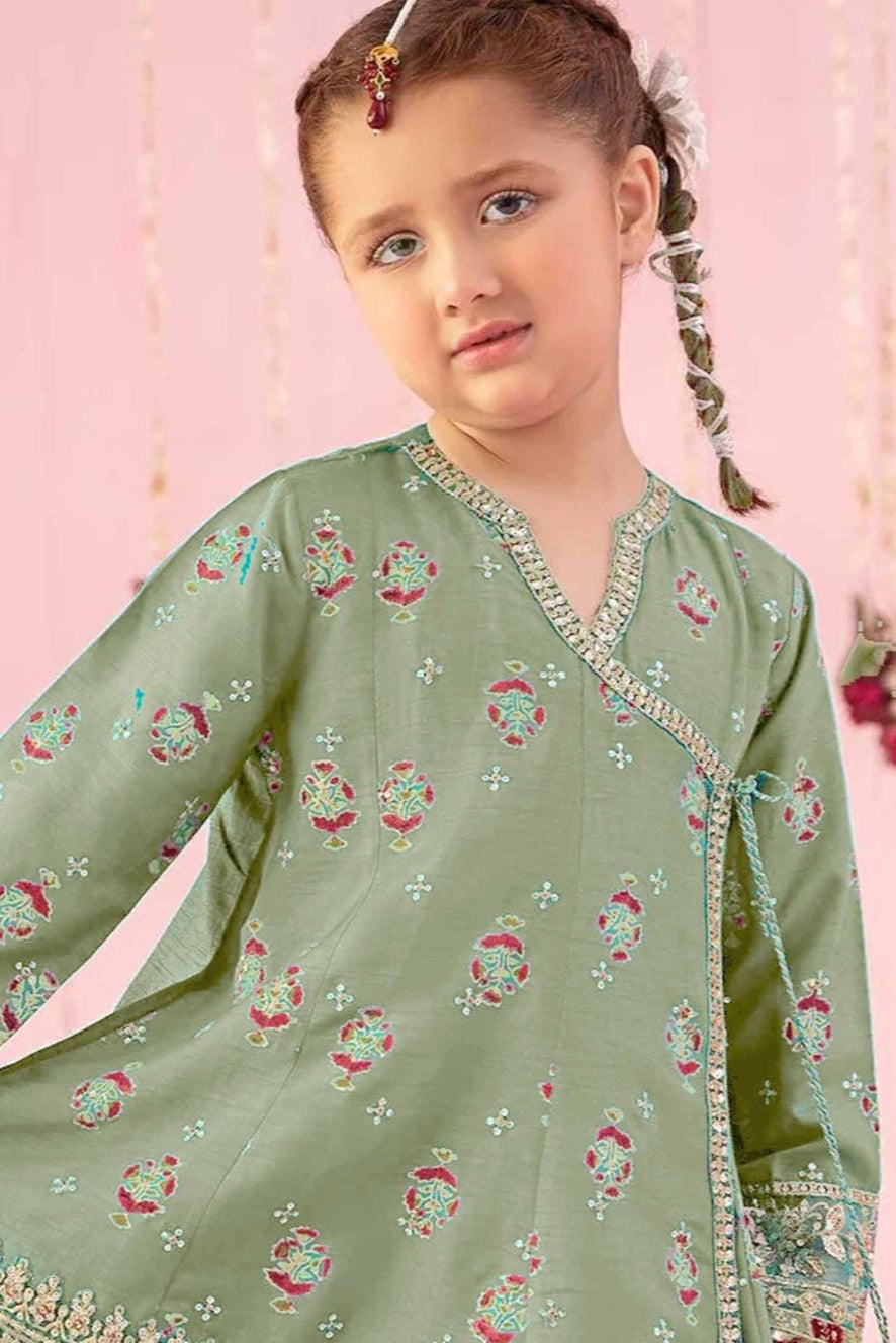 DFW-218B Maria B Heavy Embroidery 2Pc Lawn Suit